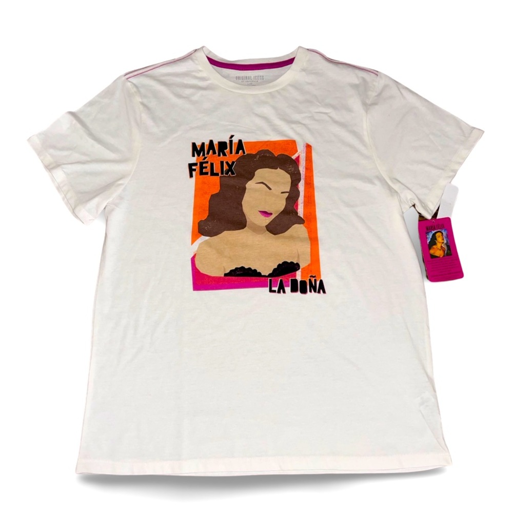 Maria Felix aka La Dona T-Shirt: Mexican Icon: Latin X Tribute Tee: Large: NEW